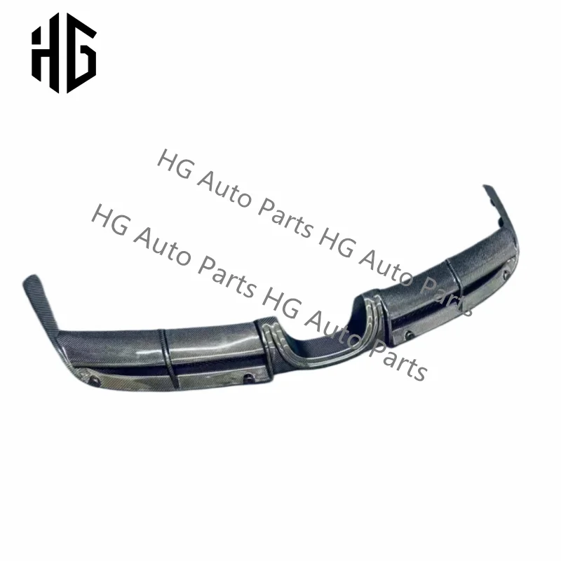 High Real Carbon Fiber GT4 Style Car Rear Diffuser Bumper Lip Body Kit For Porsche Cayman 981 Boxster Car Accessories