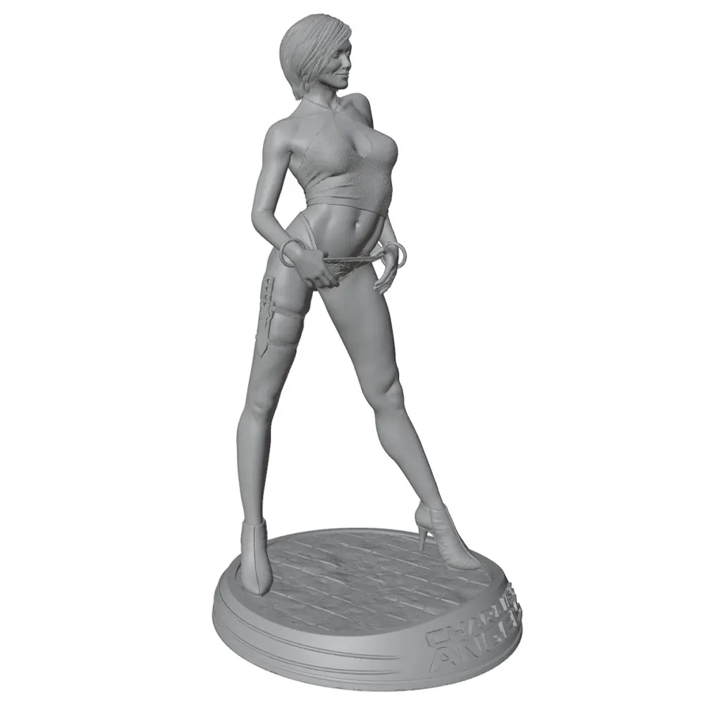Figura de resina 75 mm – Mujer elegante para coleccionismo y rol - imagen 4