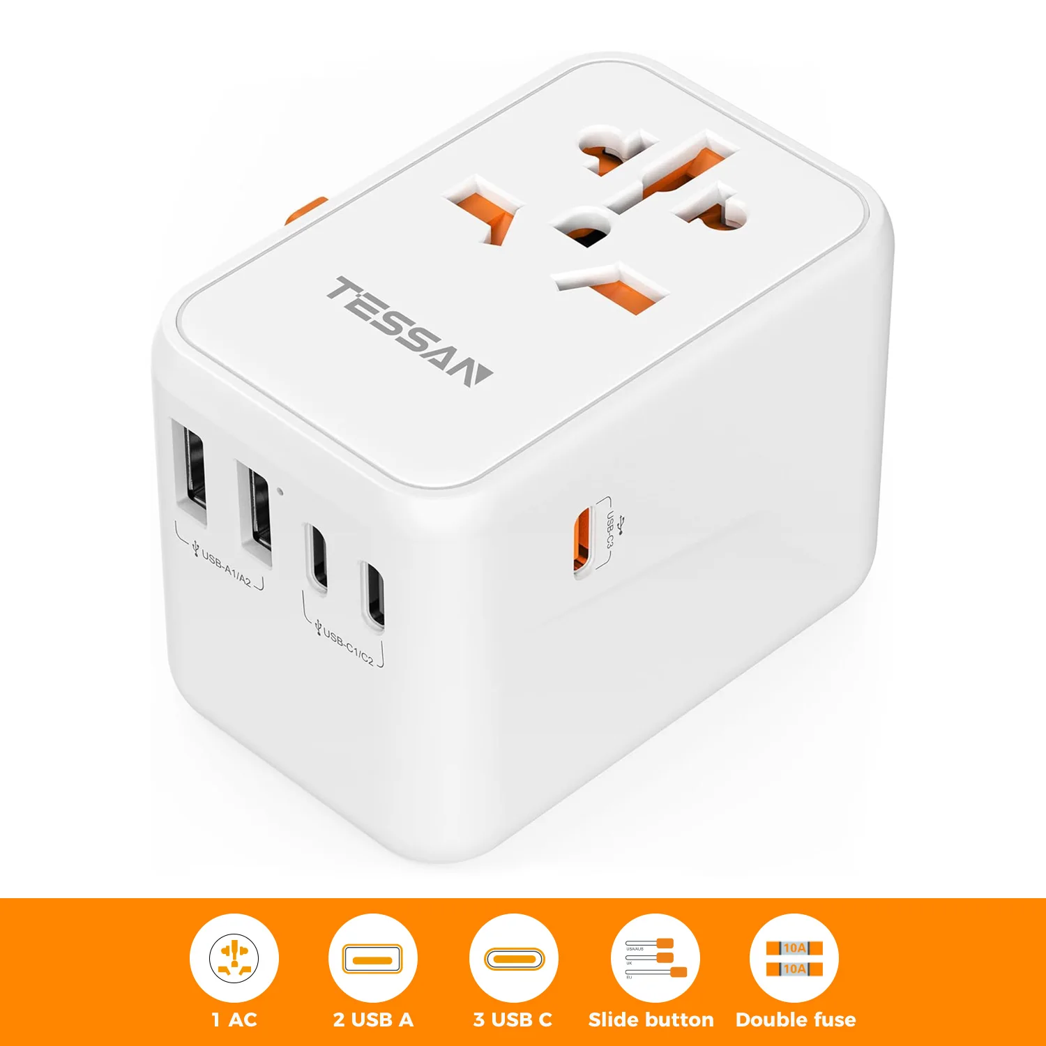 Tessan Travel Adapt…