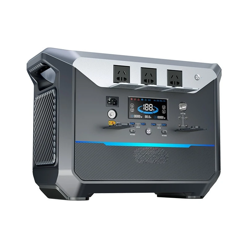 

Emergency power supply 2000W portable lithium iron phosphate battery