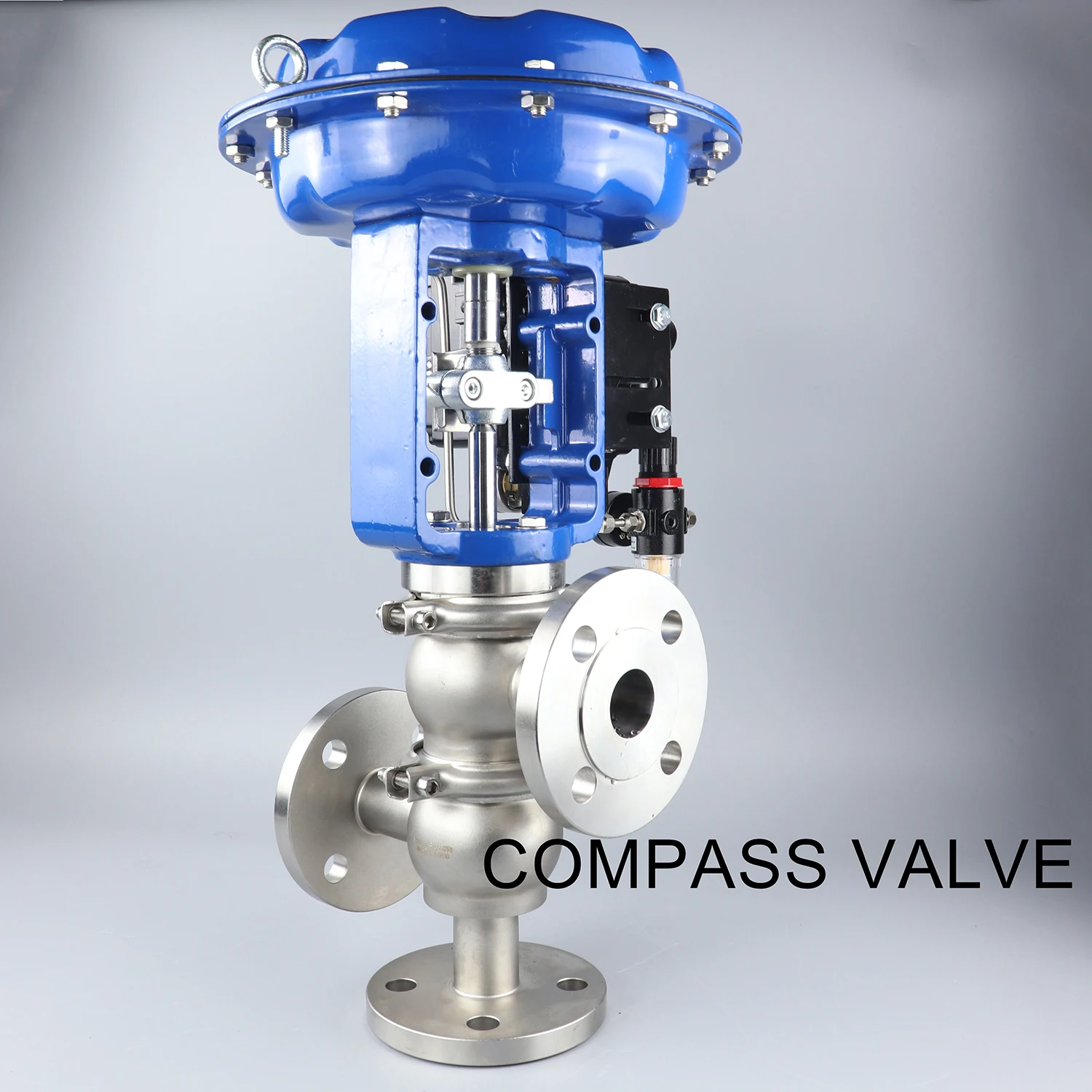 Sanitary Grade Water Flow Control Valve Pneumatic Actuator Regulator Valve