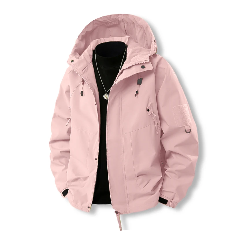 Spring Autumn Outdoor Running Sports Fitness Hooded Jacket Trendy Loose Comfortable Durable Couple Cold Resistant Warm Jacket