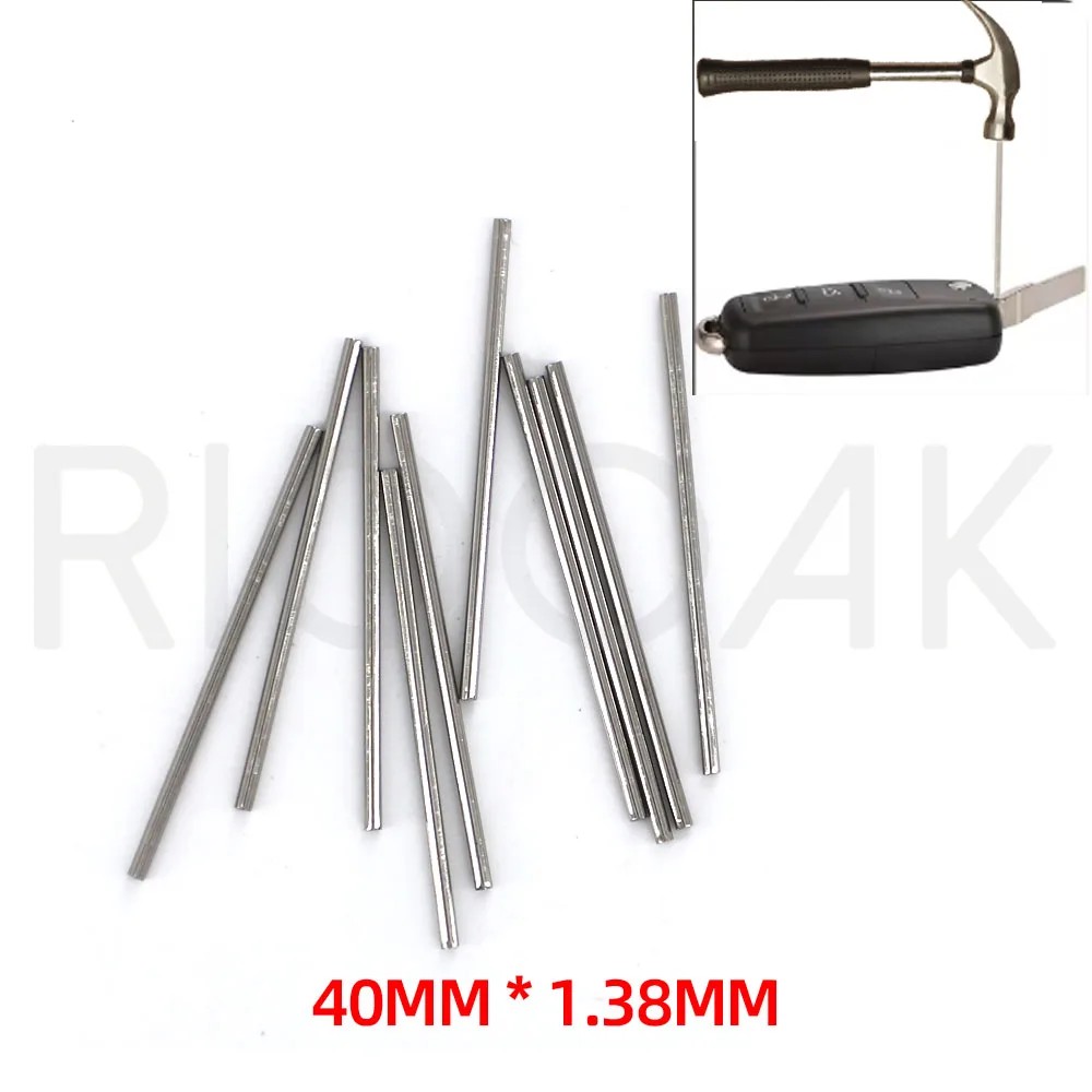 10/30/50/100pcs Auto Remote Key Pin Removal Pin Tool Needle Pin Remover Nail Locksmith Tools 1.38mmX40MM