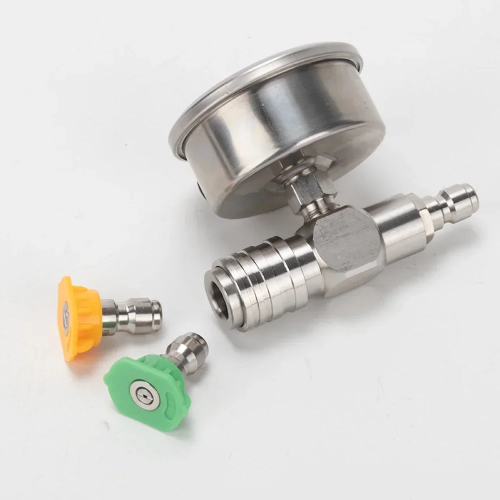 Cleaning Car Machine Stainless Steel High-Pressure Quick Connector Three-Way Outdoor Car Wash Accessories High Voltage Connector