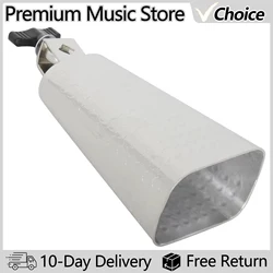 6-inch Cowbell Professional Percussion Instruments High Tone Electroplated Dotted Cowbell Musical Instrument Accessories