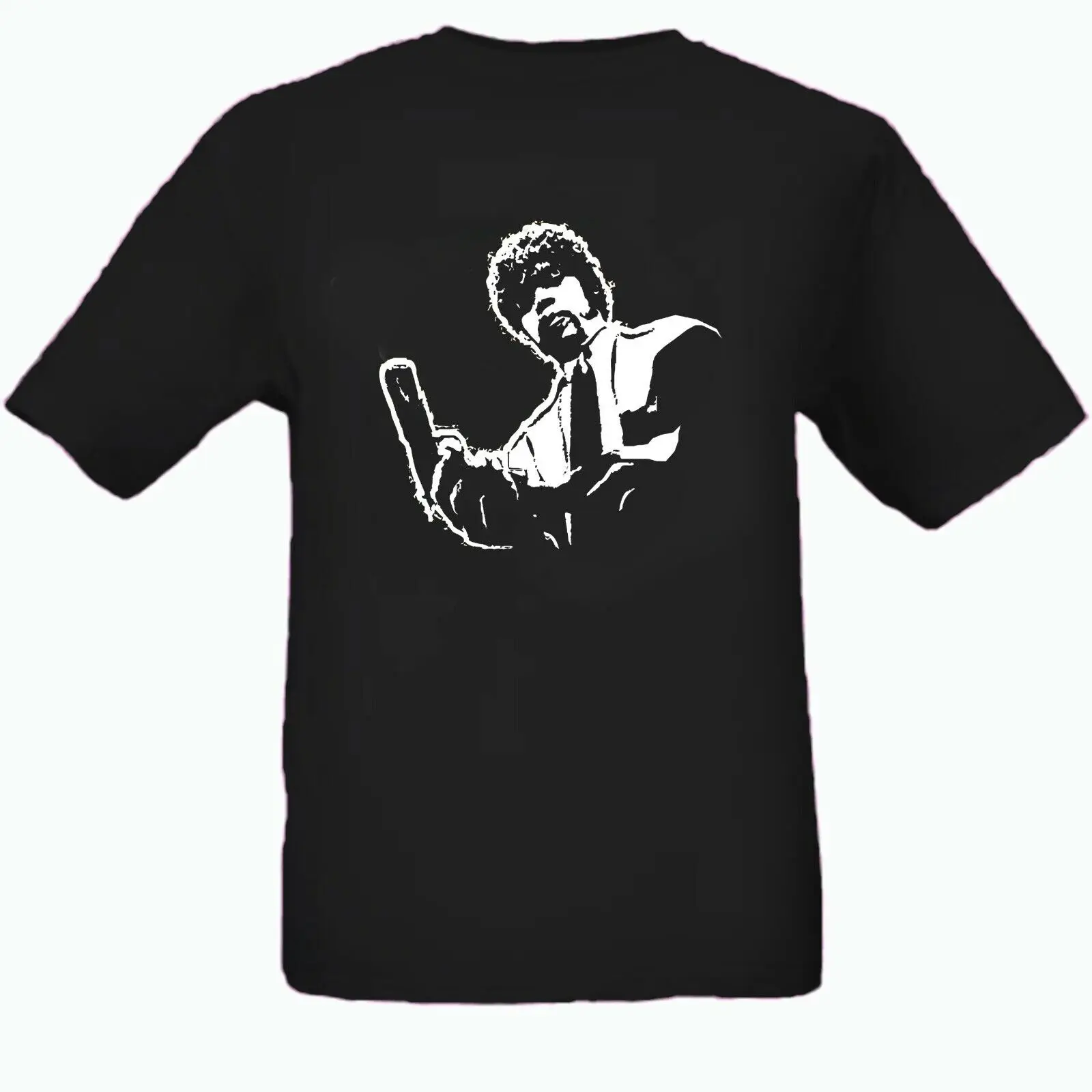 Pulp Fiction Jules Winnfield Classic Black Silhouette T Shirt