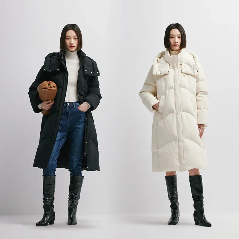 เสื้อแจ็คเก็ตขนเป็ดผู้หญิง Chericom แบบมีฮู้ดถอดได้ บุขนหนานุ่ม กันลม น้ำหนักมาก รุ่น Y298087Y