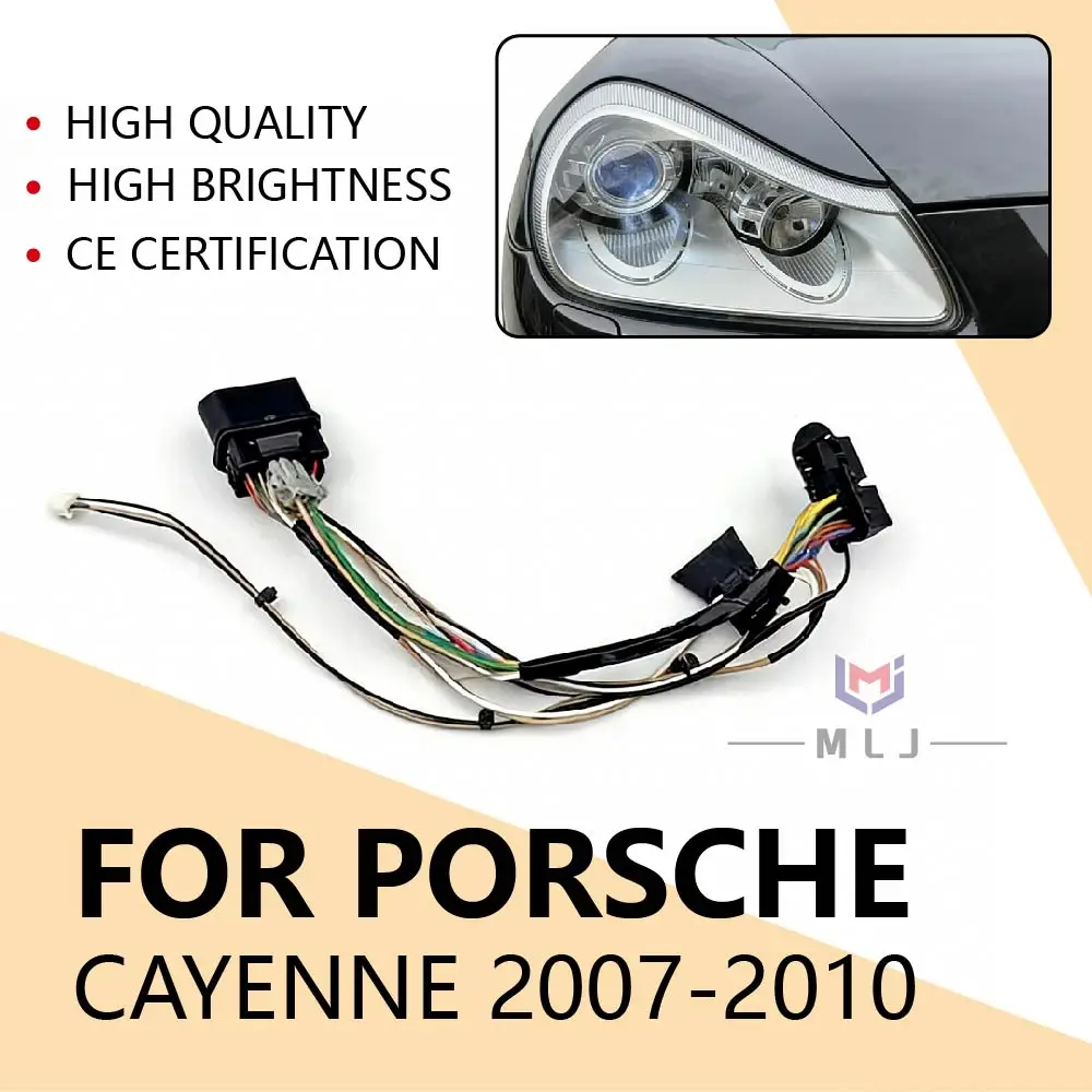 

For Porsche Cayenne 2007-2010 DRL Cayenne Headlight Internal Wiring Harness Plug Headlight Wire Group Circuit Car Accessories