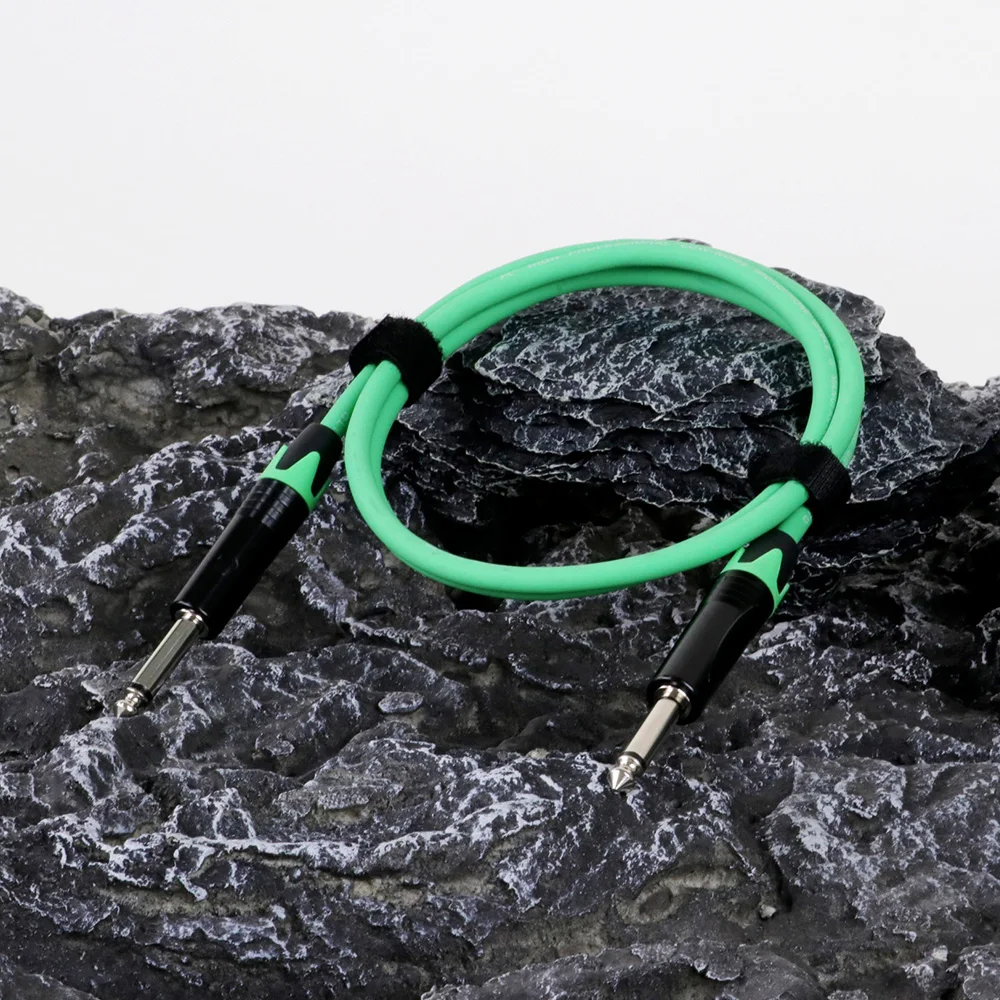 سلك مقبس أحادي إلى مقبس توصيل صوتي للذكور للخلاط ، الغيتار الكهربائي ، مكبر صوت جهير ، مكبر صوت ، كابل ، من من من من من من من من الخارج ، من الخارج ، من الخارج ، من الخارج إلى الخارج