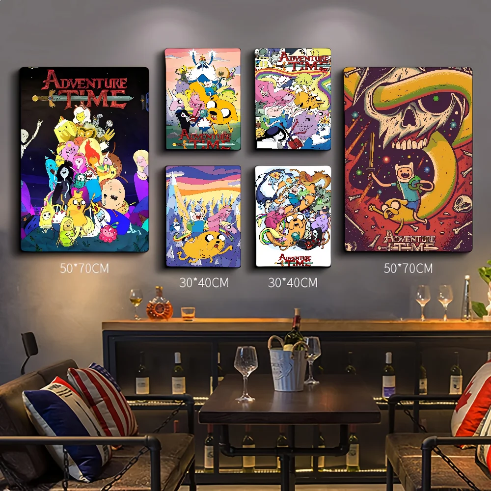 

Cartoon A-Adventure Anime Posters Sticky HD Quality Wall Art Retro Posters For Home Room Wall Decor