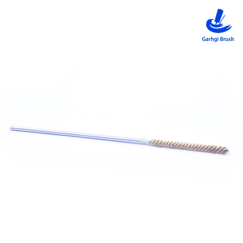 Spazzola Garhgi Spazzole in filo di rame φ2.1-18mm in filo ritorto Pulizia tubi per sbavatura Lucidatura Finitura superficiale Uso trapano