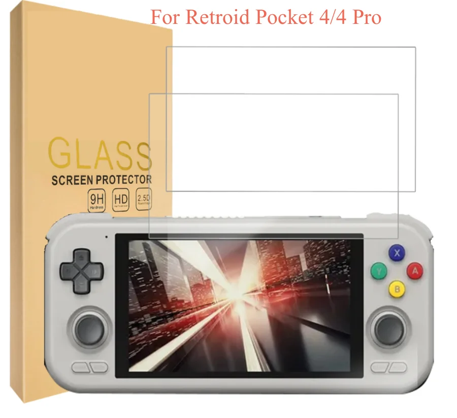 Retroid Pocket 4 Pro Tempered Glass Screen Protector 9H RP4 Retroid Pocket 4 High Definition Screen Protector film Accessories