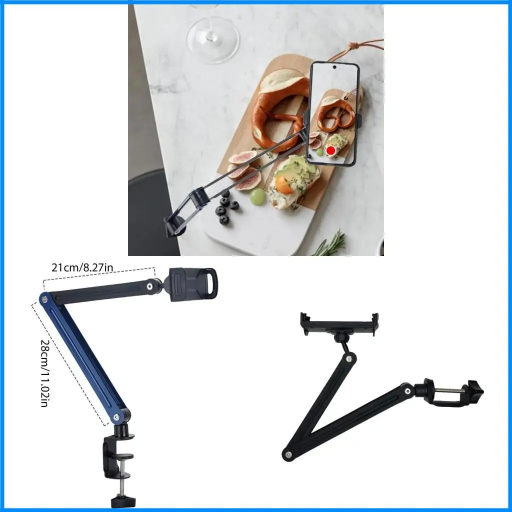 

Tablets Holder for Bed and Desk with 360 Degree Rotation and Adjustable Arm for 4.7" 12.9" Devices
