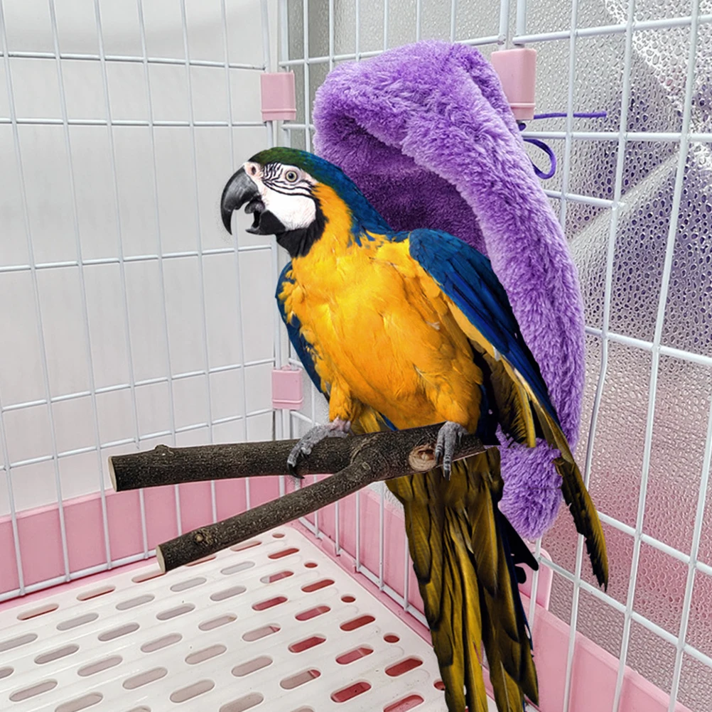 

1pc Bird Hanging Tent Fabrics Warm Shawls Blanket Cage Parrot Nest Eco Friendly Soft Material Pet Supplies