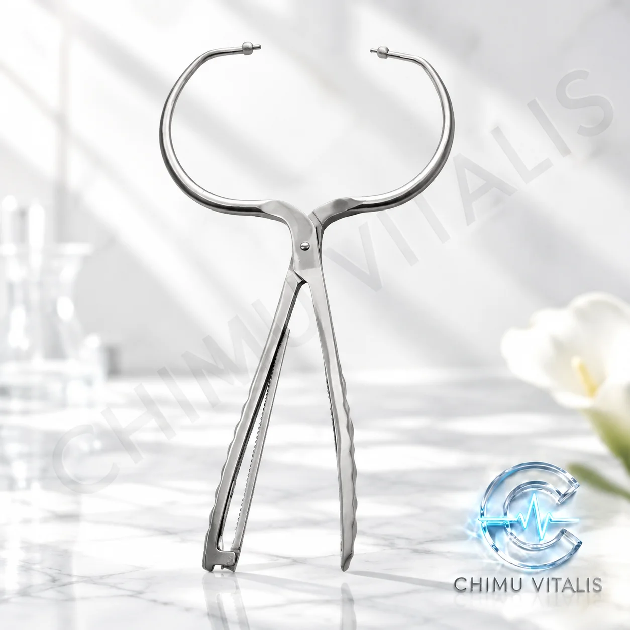 【CHIMU VITALIS】 Tibial Plateau Reduction Forceps Medical Stainless Steel Ring Structure with Guide for Surgery