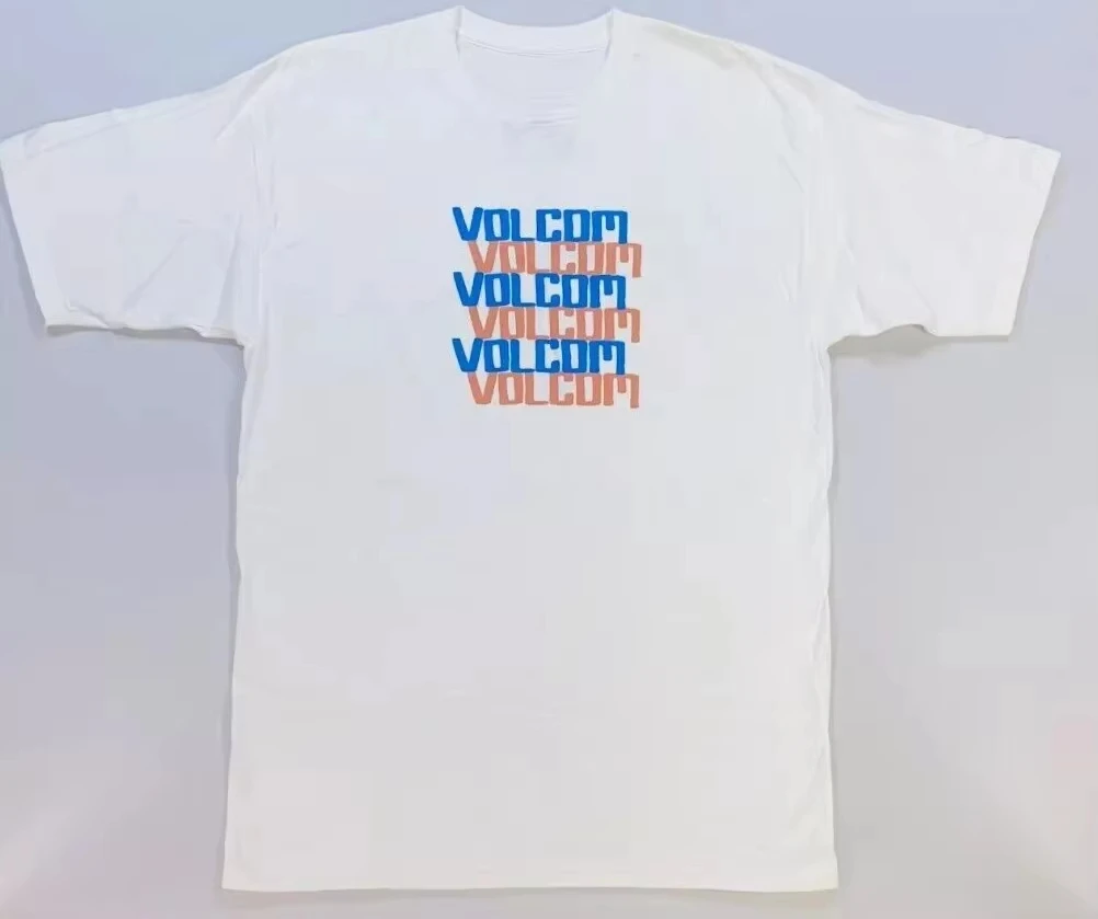 2026 Men's Volcom Short Sleeve Cotton T-Shirt NEW High-end Luxury Is for Both Men and Women Top Y2k