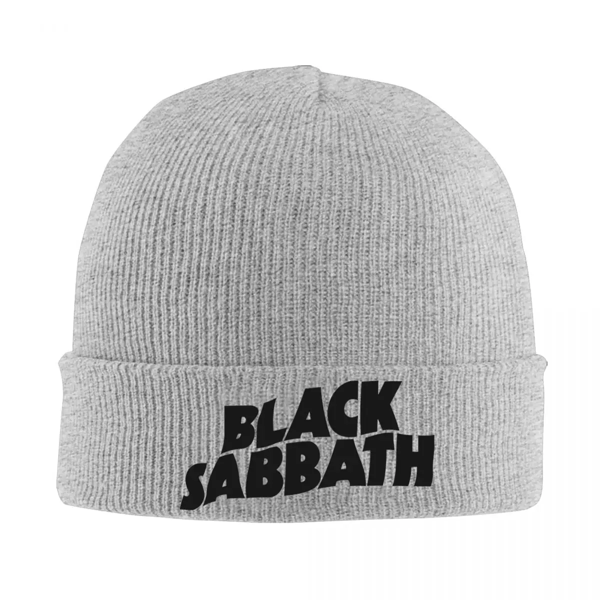 Black Sabbathe Beanie Hats Heavy Metal Music Logo Skullies Beanies Hippie Elastic Men Women Caps Casual Bonnet Hats Gift Idea