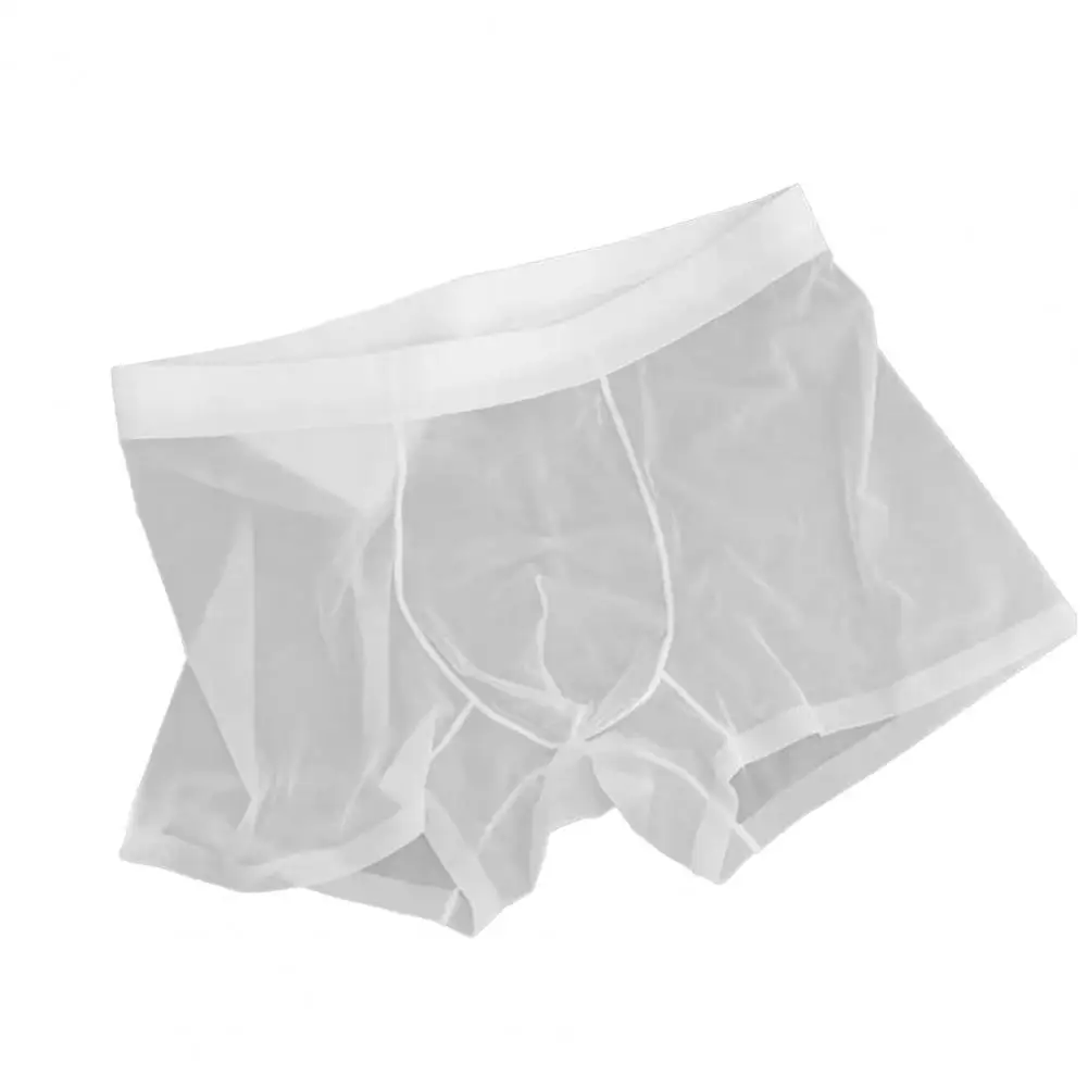 Comfortable Fit Underwear Men Boxer Underwear Men's Mid-rise Boxer Underwear High Elasticity Seamless Shorts Briefs Tight Cut
