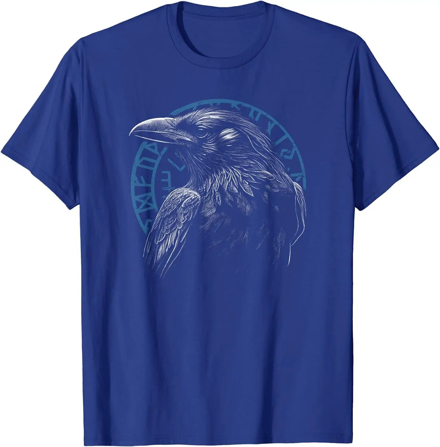 Nordic Mythology Raven Walhalla T-Shirt,  High Quality 100%Cotton Short Sleeve