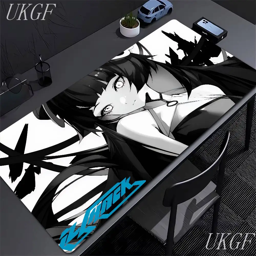 Anime Mask Girl Mouse Pad YUki Aim Gaming Speed Mouse Mat Game Premium Mousepad Gamer E-Sports Desk Mat Computer Keyboard Mats