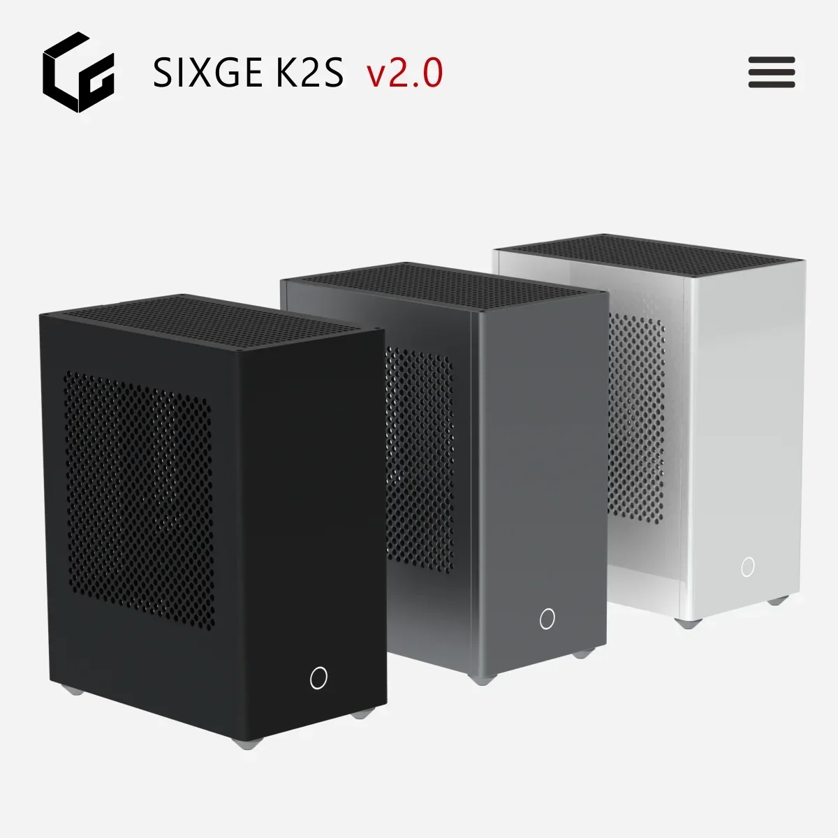 2022new [Version 3.0] SIXGE K2S chassis, MINI ITX A4 mini CNC k39 ghost s1 lgk2s