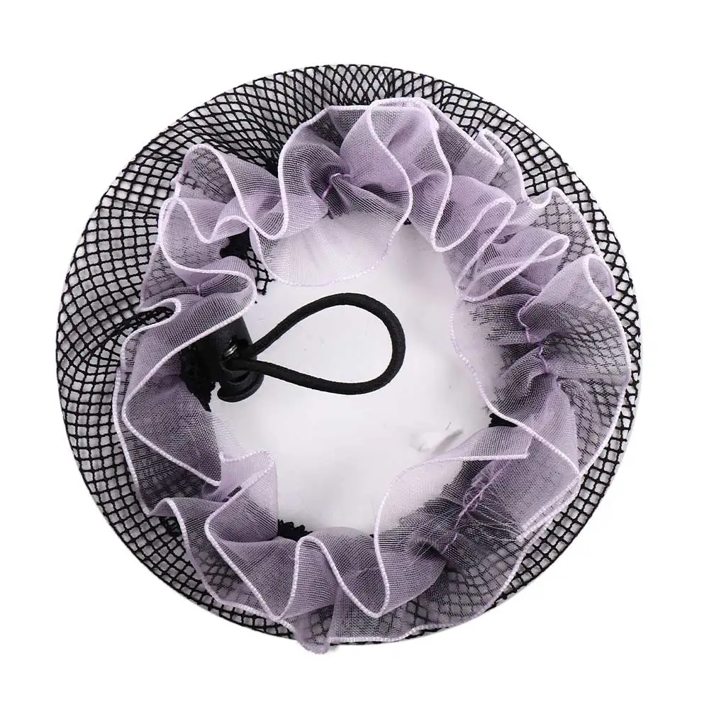 

For Women Sweet Hairbands Adjustable Lace Elastic Girls Drawstring Snoods Ballet Bun Hair Nets Hair Holder Ponytail Holder