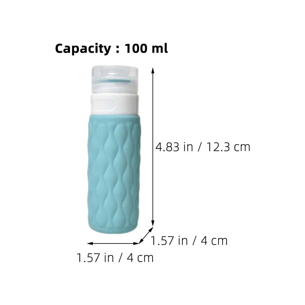 

4Pcs Portable Travel Shampoo Squeeze Lotion Squeeze Lotion Bottle Small Travel Size Shampoo Bottle Liquid Containers