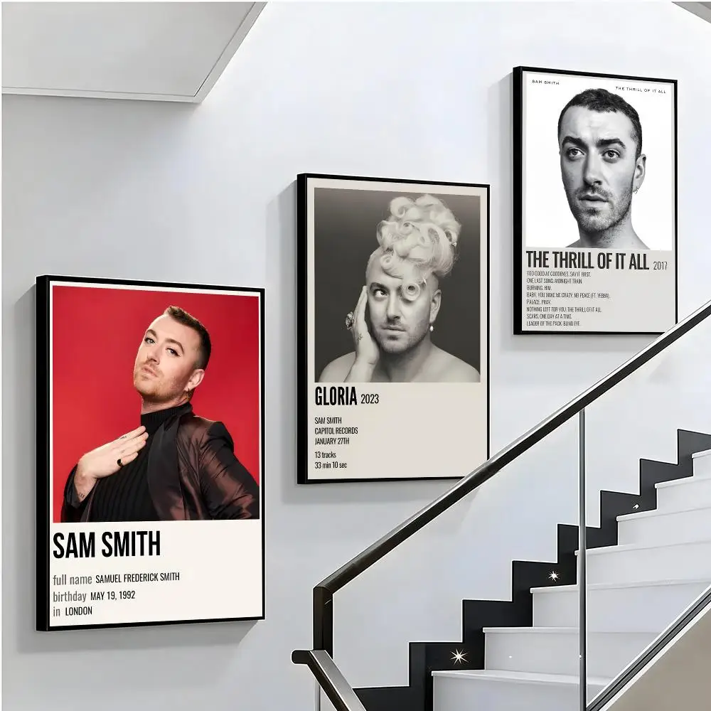 music Sam Smith Poster HD Poster Sophisticated Modern Aesthetic Wall Art For Living Room Bedroom Office Cafe Decor Ideal Gift