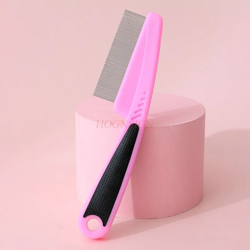 Stainless Steel Fine Tooth Comb Dandruff Comb, Professional Fine Tooth Hair Comb for Kids and Adults