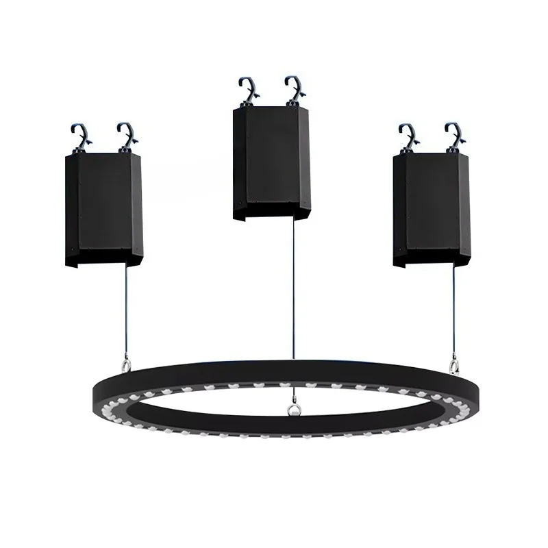 Dynamic energy lifting beam of light circle bar wedding shopping mall ambient lighting stage luminous ring effect light