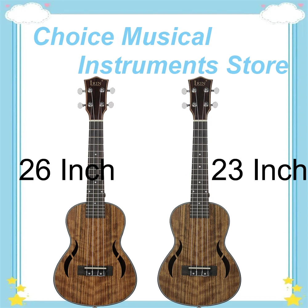 IRIN 23/26 Inch Ukulele Walnut Musical Instrument for Concert Party 4 Strings Hawaiian Guitar Strings Musical Instrument ﻿