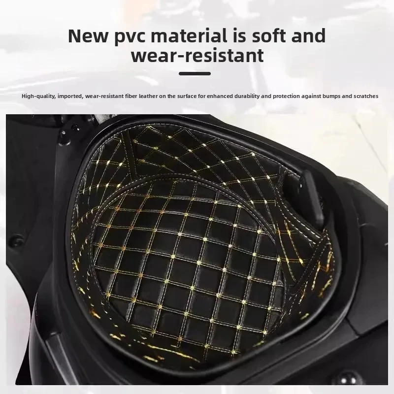 Motorcycle Seat Cushion Liner Storage Pad for UY125, Scooter Seat Bucket Inner Cushion Mat,   Comfortable Riding Accessory