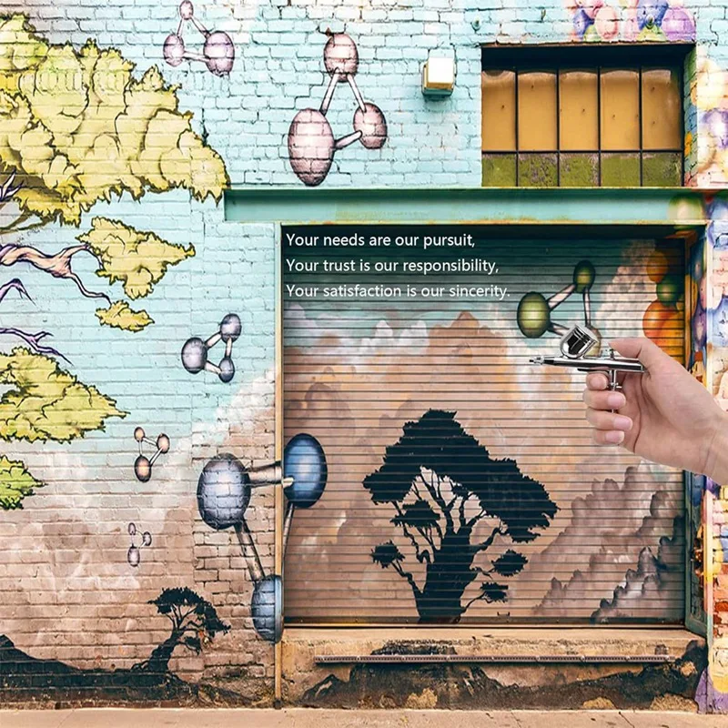 Airbrush-Set mit Dual-Action-Airbrush-Pistole, 3-Nadel-Set, Airbrush-Reinigungsset für Airbrush, Make-up, Airbrush für Nägel