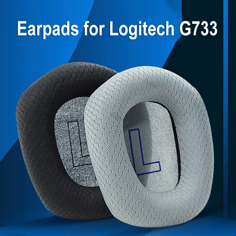 Replacement Ear Pads Cushions Headband Kit for Logitech G733 Headset Replacement Headphones Memory Foam Ear Pads