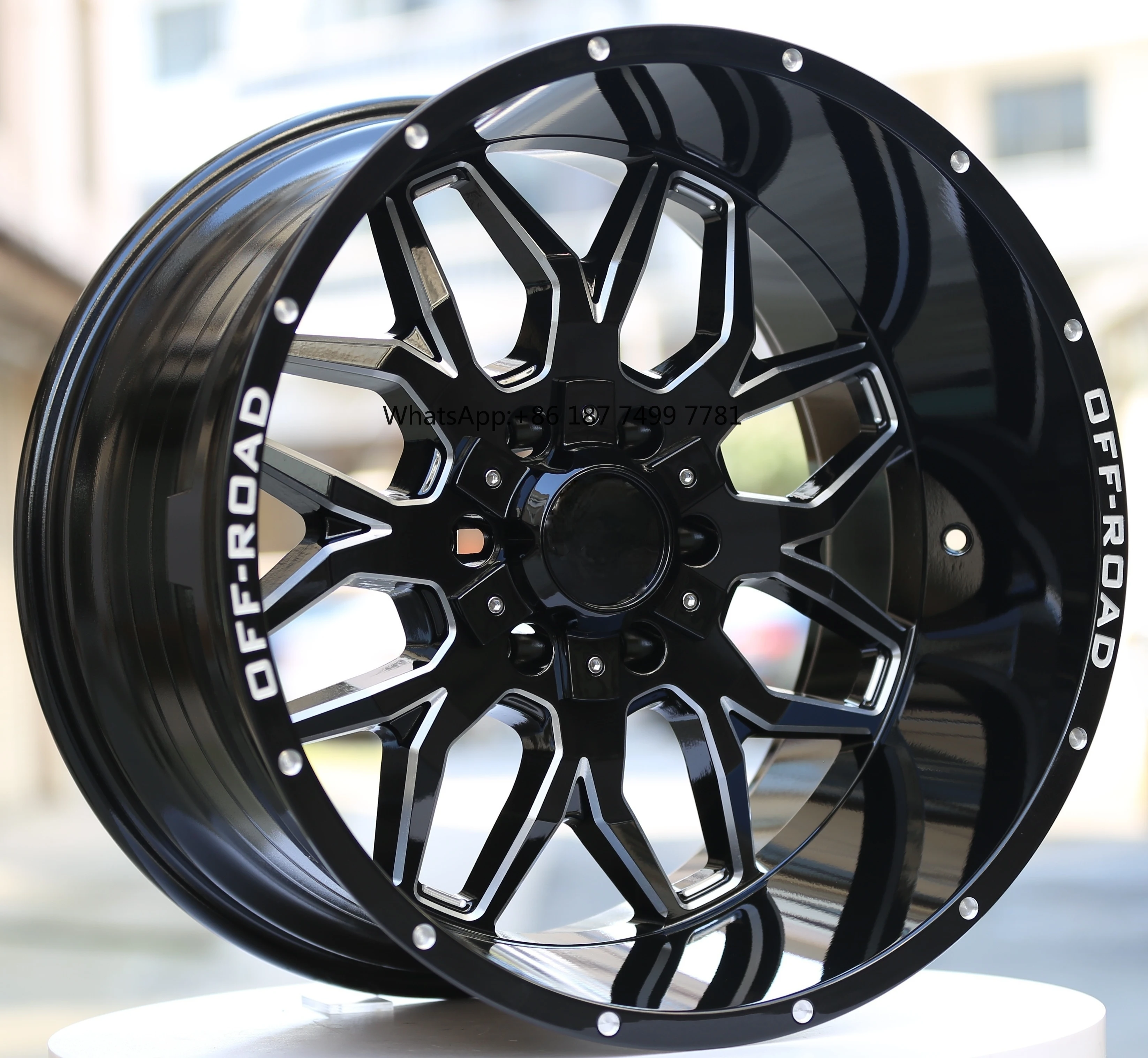 

20*12 -44 5x127 5x139.7 6x135 6x139.7 Fit Wheels for Raptor F150; .; Ranger; Hummer; Jeep; for Ram Pickup & SUV Wheels