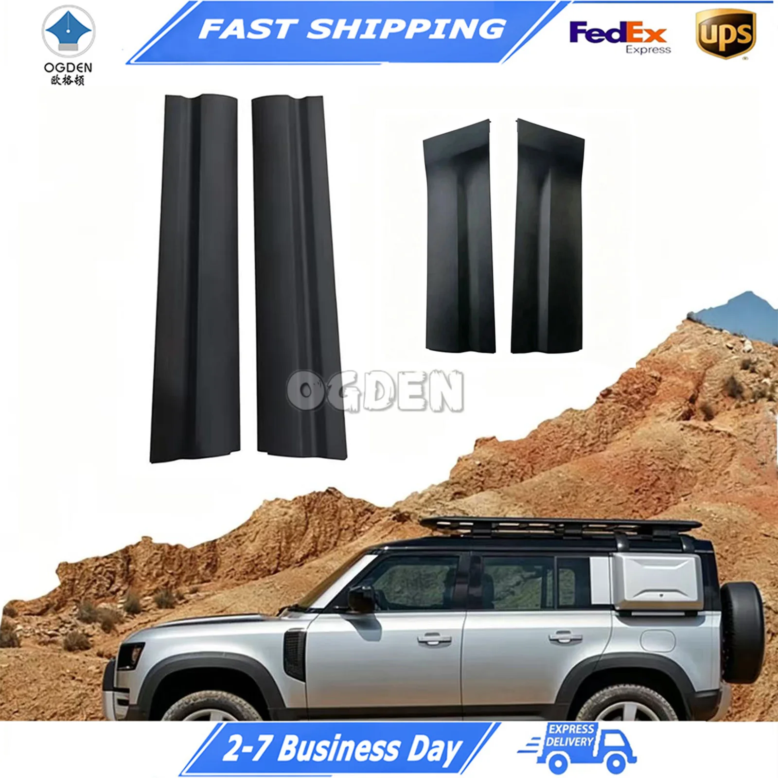 

Высококачественный задний спойлер OGDEN, внешние декоративные элементы для авто, верхняя задняя накладка для Land Rover Defender L663 LR131685