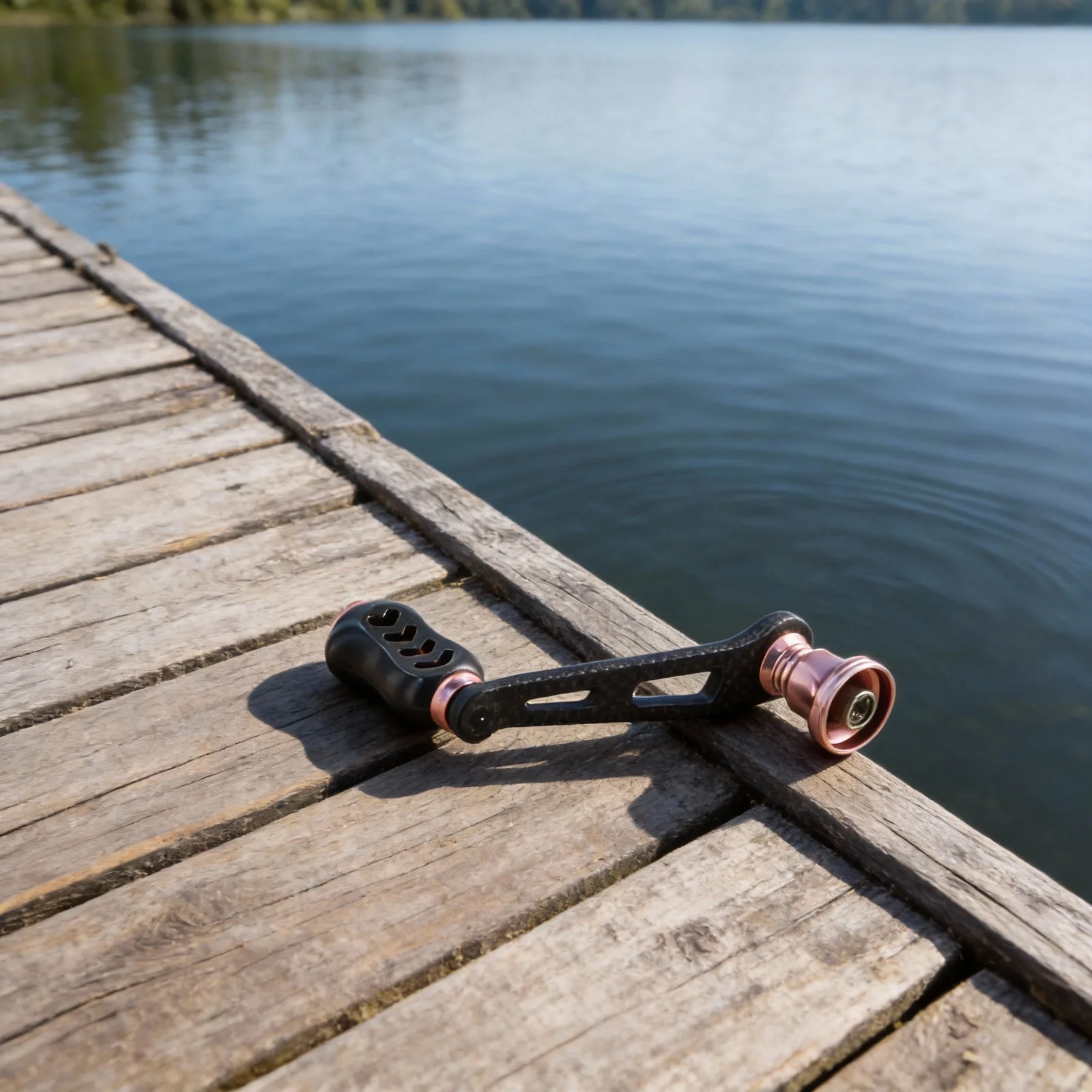 

Carbon Fiber Single Arm Handle 70mm Screw In Knob For Daiwa Fuego Salamandura Reel Fishing Rod Repair Parts Accessories