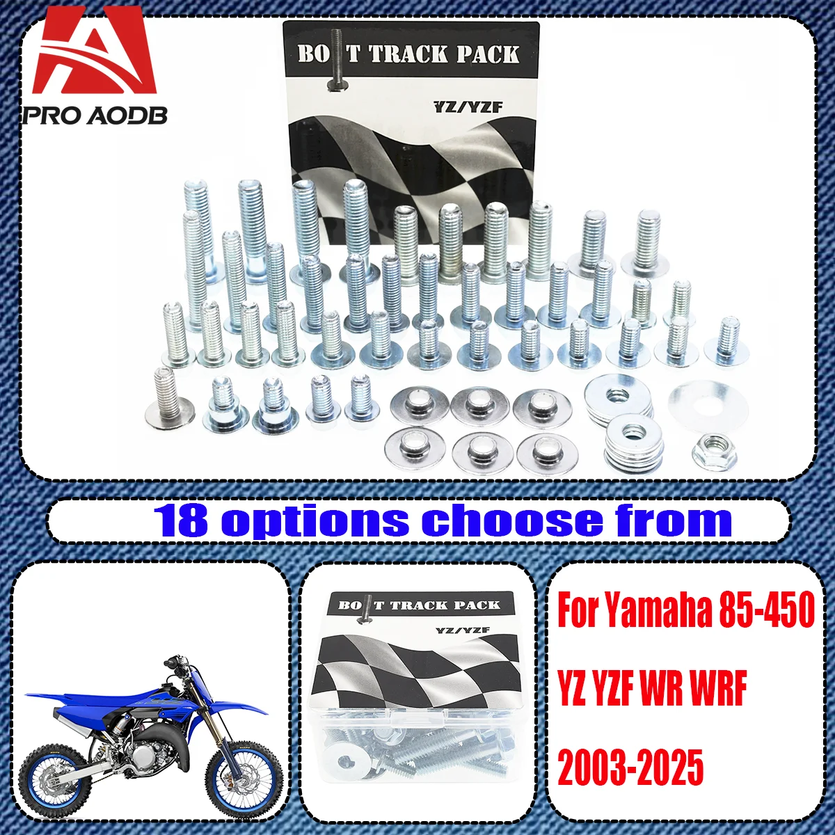 

Hardware Bolt Full Plastics Fastener Kit For Yamaha YZ65 YZ85 YZ125 YZ250 YZ450 WR250F WR450F X FX 2003-2024 KTM XC XCF XCW SXF