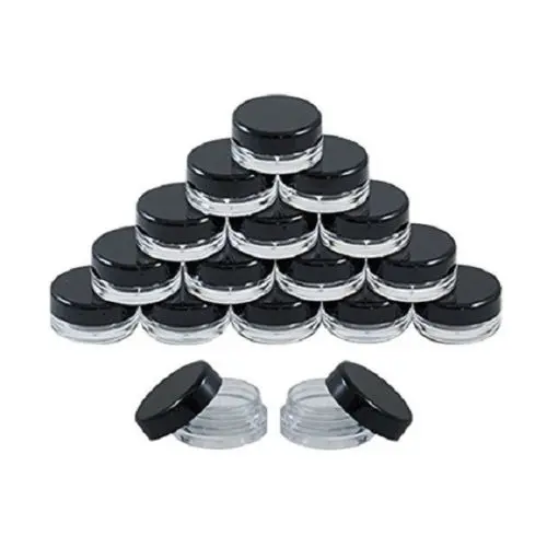 10Pcs 3g/5g/10g/15g/20g Plastic Cosmetics Jar Makeup Box Nail Art Storage Pot Container Clear Sample Lotion Face Cream Bottles