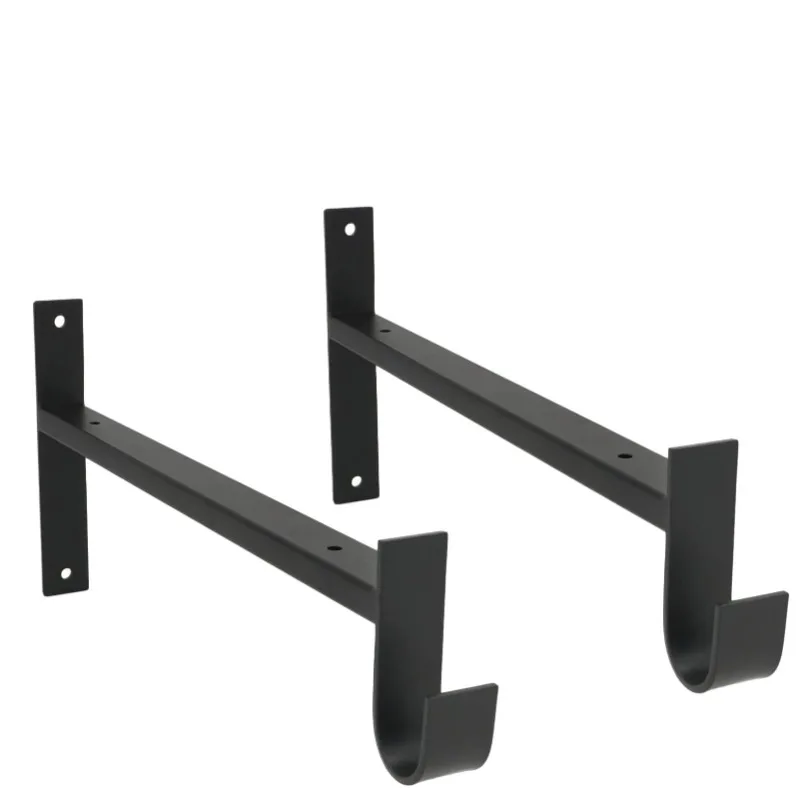 

2 Wall Mounted Heavy Duty Black Shelf Bracket Multifunctional Storage Pallet Storage Movable