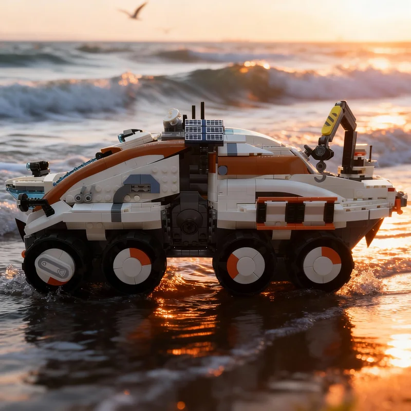 

1561pcs MOC EV Command Rover Space Model Building Blocks Construction DIY Toy Creative Idea Christmas Gifts Education Brick Kids