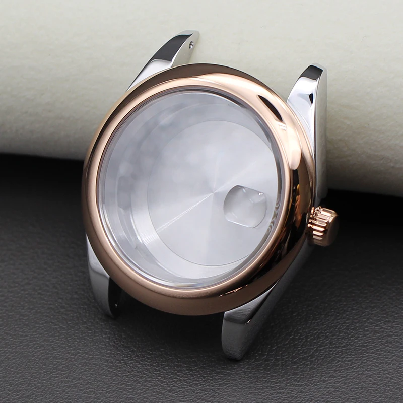 

36mm 40mm Watch Case Sapphire Crystal Waterproof For Seiko NH35 NH36 NH38 NH34 Miyota 8215 Movement 28.5mm Dial Oyster Perpetual