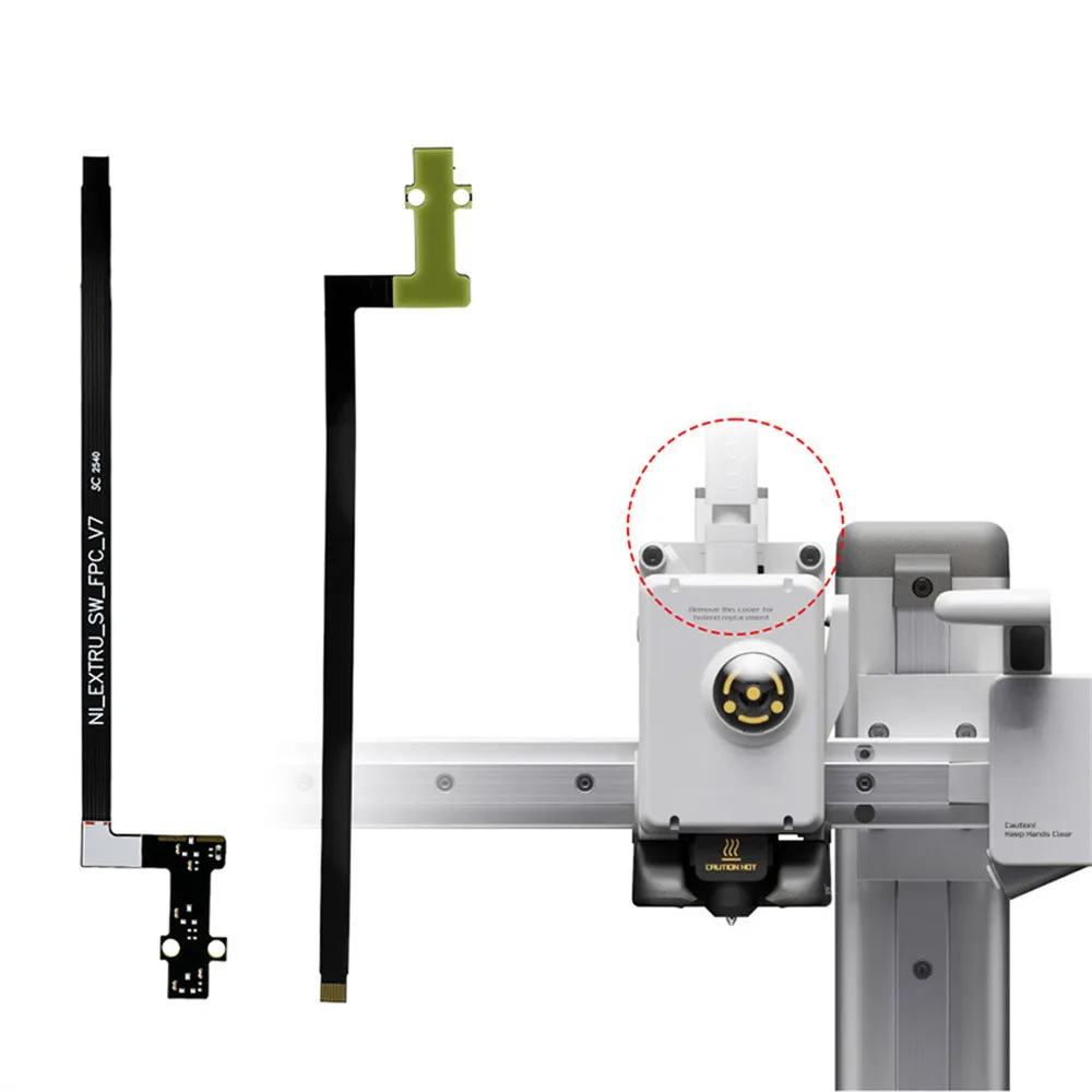 Feeding Hall-Effect Sensor Switch Assembly Durable Feed Board with Flat Cable Connector for A1/A1mini 3D Printer Accessories