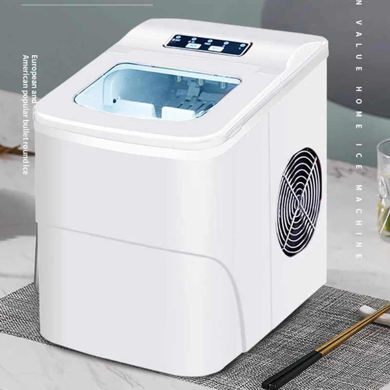 Ice Maker 15Kg/24H Bullet Type Home Shop Cafe 9 Pcs 2L Cilindrische Machine