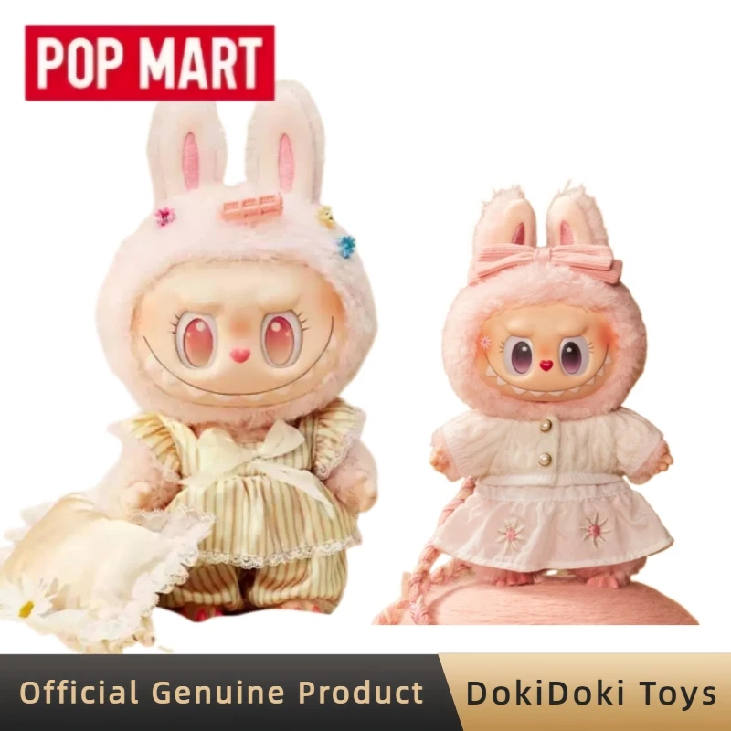 

POPMART Wake Up Mokoko: Виниловая плюшевая фигурка-кукла, подвеска Mokoko в свитере, коллекционные игрушки, подарок на день рождения, слепая коробка