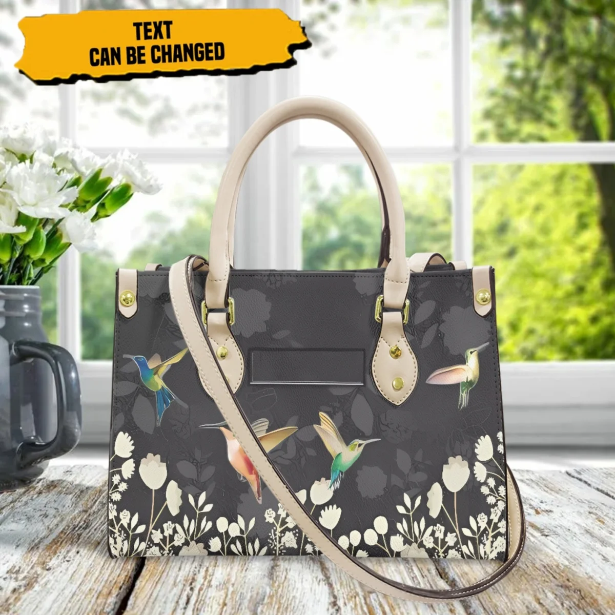 

Luxury Tribal Hummingbird Designer Casual Shoulder Bag Custom Name Elegant Popular Handbag Vintage Messenger Bag for Women 2023