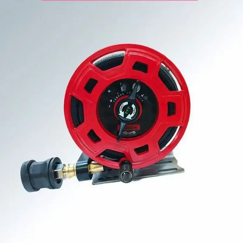Outdoor Desert Off Road Tires Red Classic Air Pump Reel