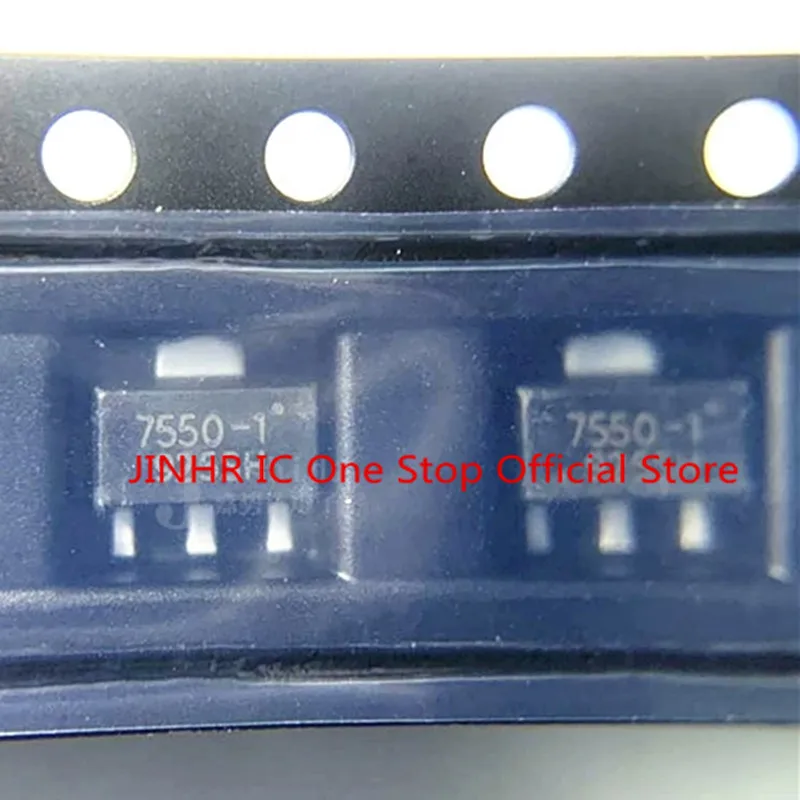 New 20PCS HT7550-1 7550-1, SOT-89-3, Linear voltage regulator (LDO)
