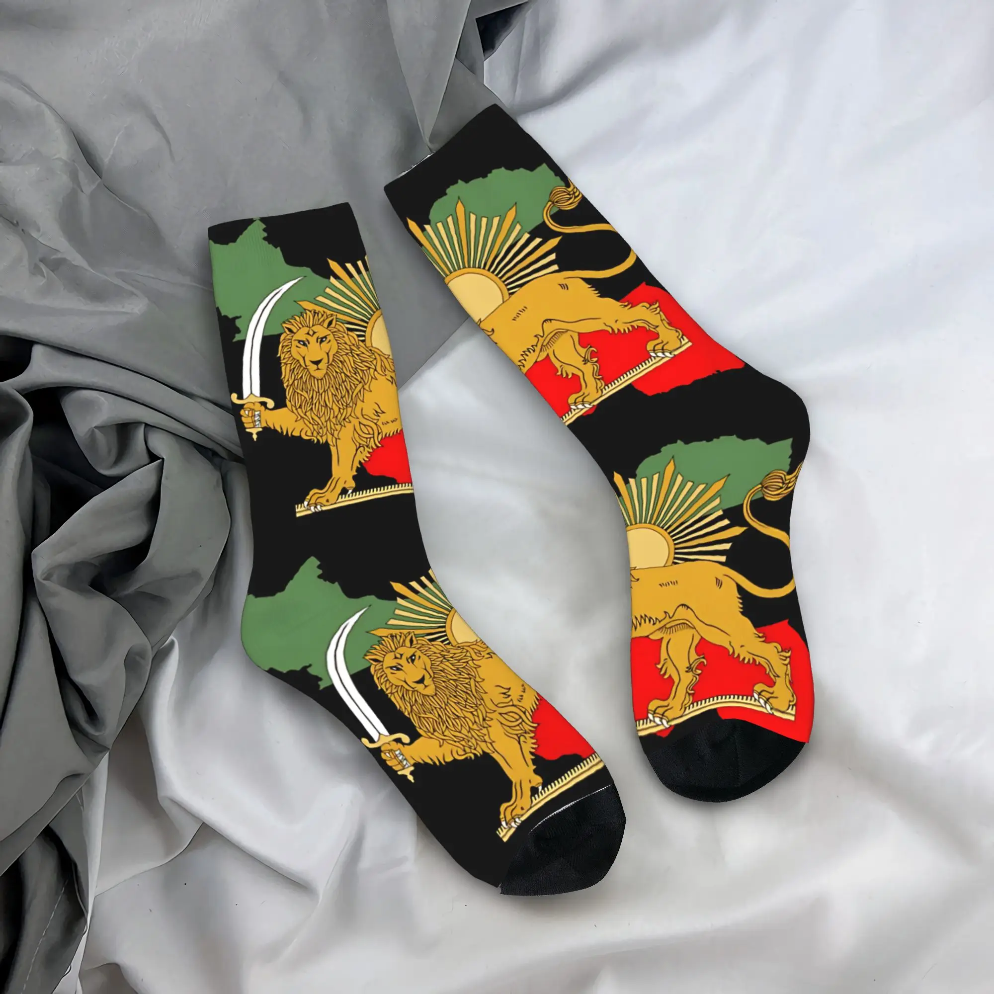 

Iran Persia Socks Autumn Stockings Fashion Men's Quality Socks Graphic Outdoor Anti Skid Socks