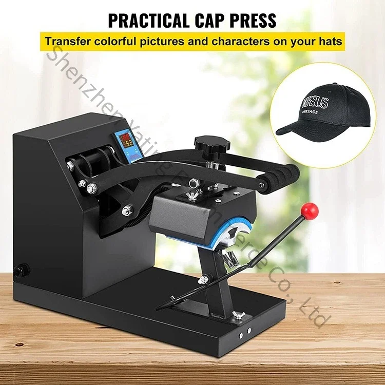 New Hat Printing Machine, Heat Transfer Printing Machine Personalized DIY  Hot Marking Machine Hat Baking Machine
